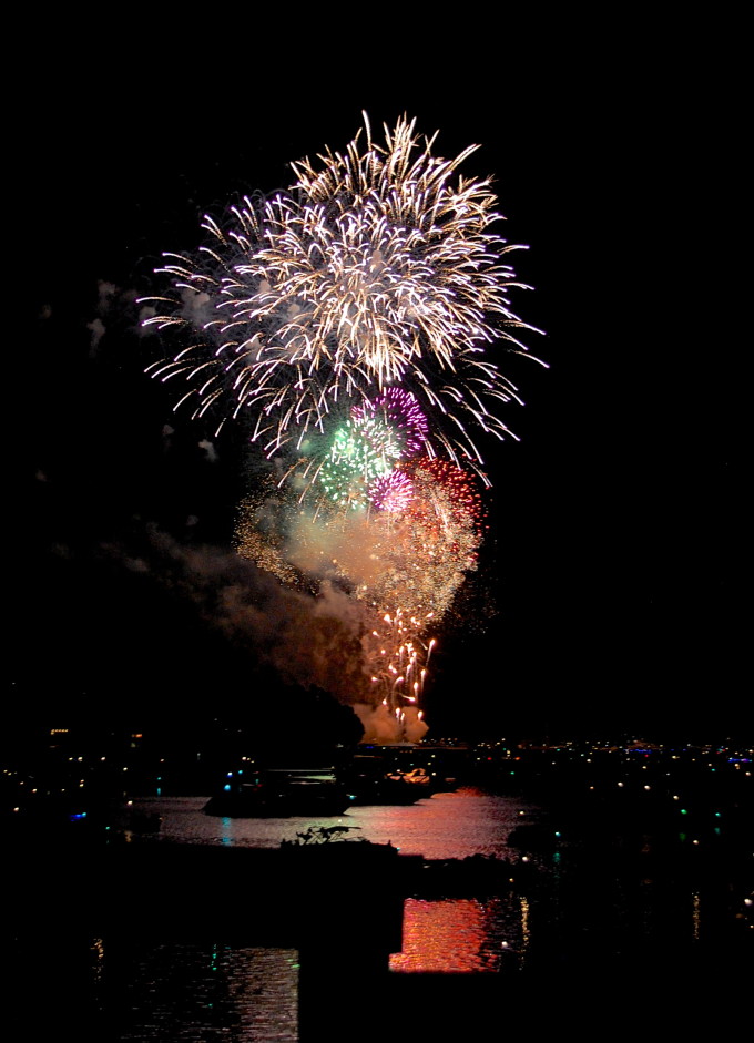 Grand Lake Fireworks The Farmer's Daughter